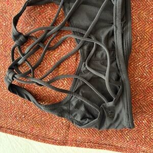 Lululemon Athletica Black Strappy Bra
